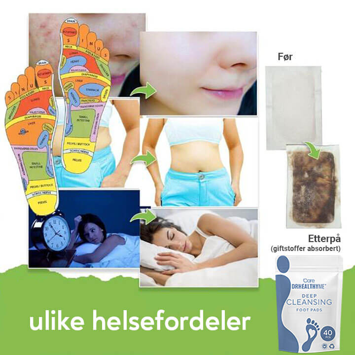 [40% RABATT] Herbal fotplaster for avgiftning