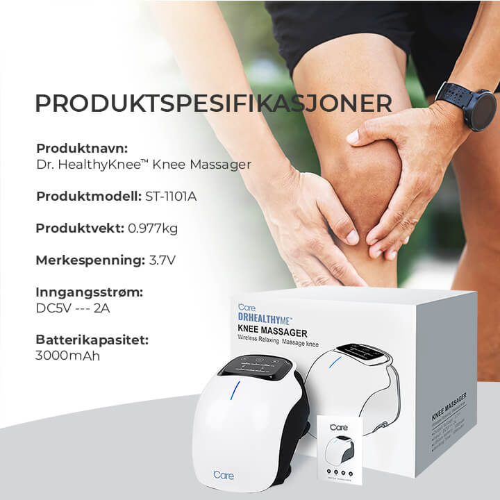 Dr.HealthyKnee™ - Knee Smertelindring Enhet